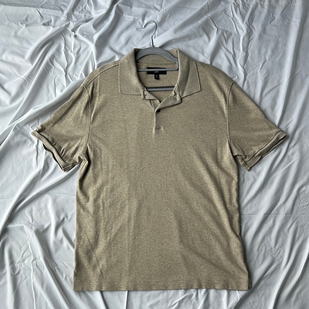 Banana Republic Tan Polo Shirt Classic Style